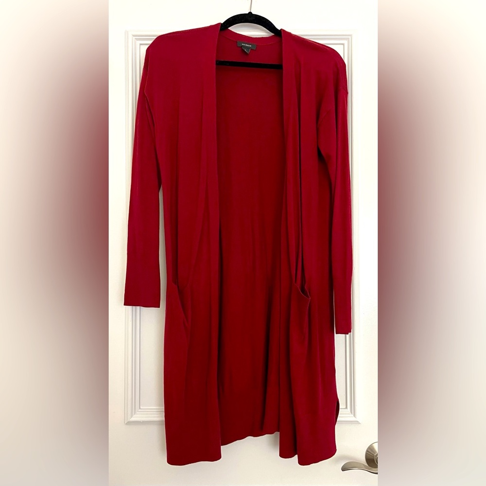 Red Oversized Sweater/Cardigan